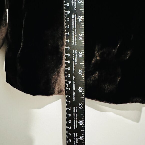 Sleeping with Jacques Jane Bond Brown Velvet Co-ord Set US4 Pants & Blazer Silk - Picture 5 of 16